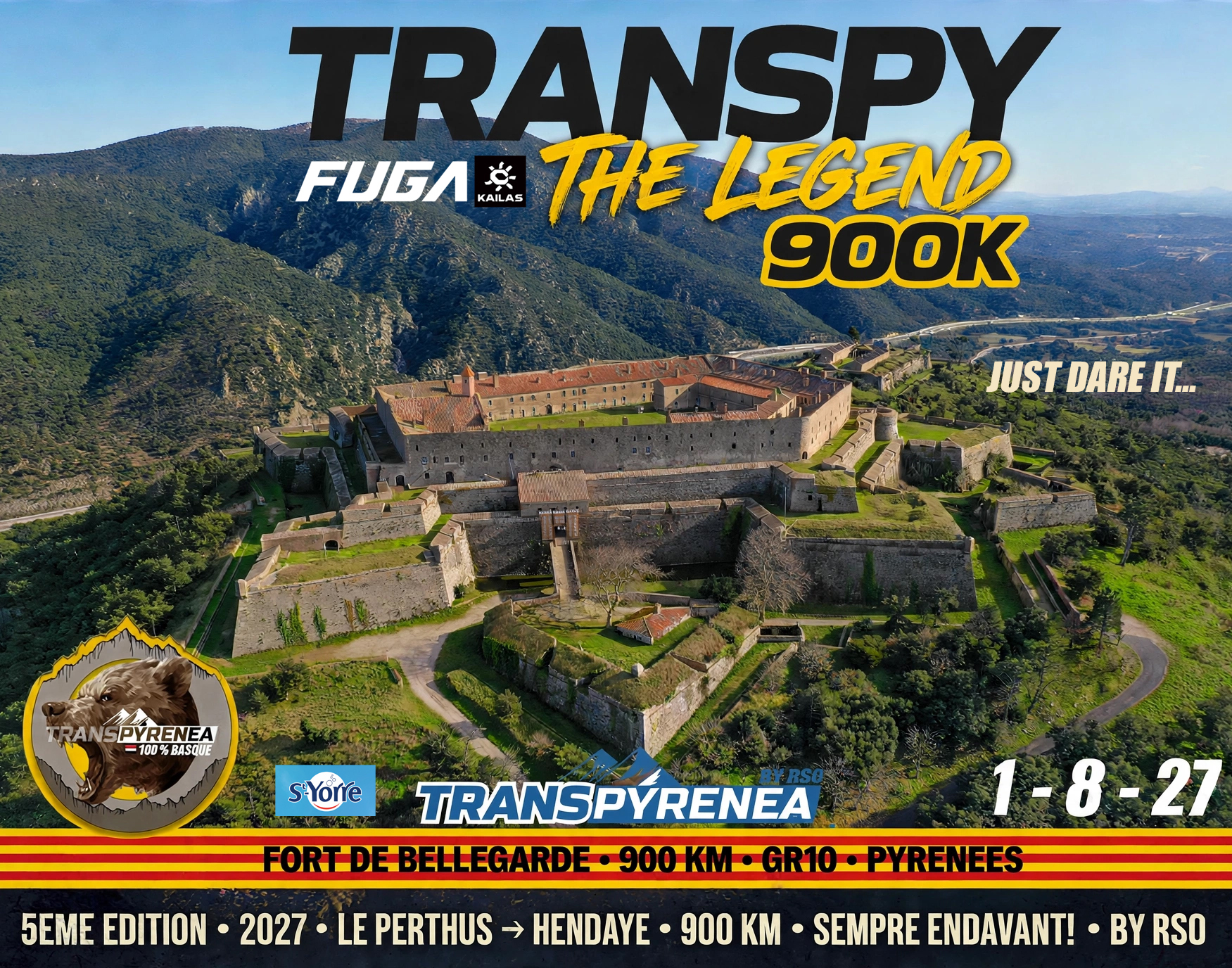 Full TRANSPYRENEA 2027 - 900Km -500 Miles