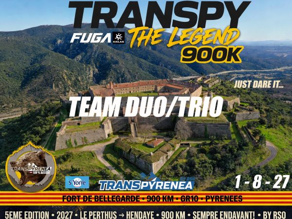 Team DUO/TRIO - TRANSPYRENEA - 900K  -1195 € X 2 ou 3